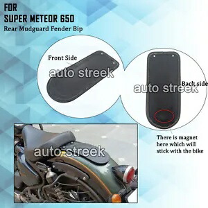 ロイヤルエンフィールドスーパーメテオール650ブラックリアマッドガードフェンダービップに適合 Fit For Royal Enfield Super Meteor 650 Black Rear Mudguard Fender Bip 【並行輸入品】