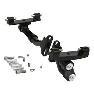 ブラック 調節可能なパッセンジャーフットボードマウント ハーレーロードグライド 2015-2023 に適合 Black Adjustable Passenger Footboard Mount Fit For Harley Road Glide 2015-2023 【並行輸入品】
