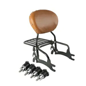 シーシーバー ラック & 取り付けスプール インディアン チーフ ヴィンテージ 2014-2018 チーフ US に適合 Sissy Bar Rack &Mounting Spools Fit For Indian Chief Vintage 2014-2018 Chief US 【並行輸入品】