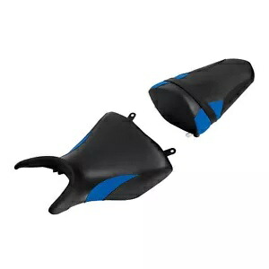 ブラックブルー運転席助手席ピリオンシートヤマハ YZF R3 YZFR3 2015-2023 に適合 Black Blue Driver Passenger Pillion Seat Fit For Yamaha YZF R3 YZFR3 2015-2023 【並行輸入品】