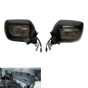 バックミラースモークレンズウインカーホンダゴールドウィング GL1800 F6B 13-17 に適合 Rearview Mirrors Smoke Lens Turn Signals Fit For Honda Goldwing GL1800 F6B 13-17 【並行輸入品】