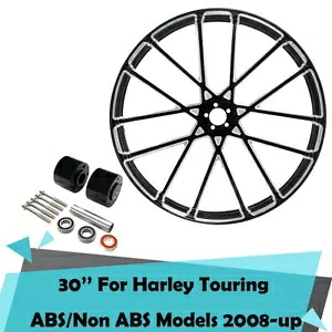 30 インチ フロント ホイール リム デュアル ディスク ハブ ハーレー ツーリング ABS モデル 2008-2023 に適合 30\