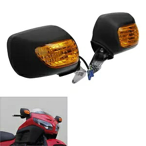 マットリアビューミラー信号ホンダゴールドウィング GL1800 F6B 2013-2017 に適合 Matte Rear View Mirrors Signals Fit For Honda Goldwing GL1800 F6B 2013-2017 【並行輸入品】 50,160円
