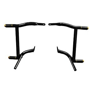 リアサドルバッグサポートガードレールはハーレーツーリングモデル2009-2024に適合します。 Rear Saddlebag Support Guards Rails Fits For Harley Touring Models 2009-2024 【並行輸入品】