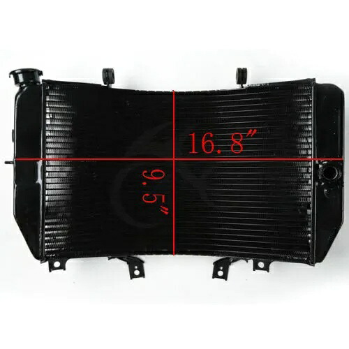 アルミラジエータークーラー冷却スズキ GSXR1000 GSX-R1000 2003 2004 Aluminum Radiator Cooler Cooling Fit For Suzuki GSXR1000 GSX-R1000 2003 2004 【並行輸入品】