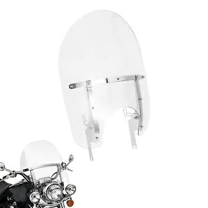 クリアフロントガラスフロントガラスハーレーツーリングロードキングクラシック 1994-2023 に適合 Clear Windshield Windscreen Fit For Harley Touring Road King Classic 1994-2023 【並行輸入品】