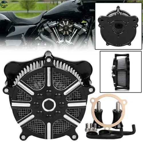 エアクリーナーインテークフィルターキット ハーレー FLHT エレクトラグライド 標準 2008-2016用 Air Cleaner Intake Filter Kit For Harley FLHT Electra Glide Standard 2008-2016 【並行輸入品】 42,185円