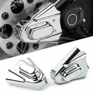 クローム リア ファントム スイングアーム アクスル カバー キャップ ハーレー ヘリテージ ソフテイル FXST/C用 Chrome Rear Phantom Swingarm Axle Covers Cap for Harley Heritage Softail FXST/C 【並行輸入品】