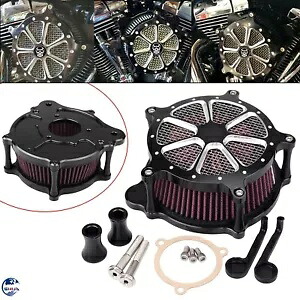 ハーレーツーリングストリートグライドロードキング用コントラストカットエアクリーナーインテークフィルター Contrast Cut Air Cleaner Intake Filter For Harley Touring Street Glide Road King 【並行輸入品】