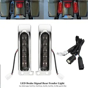 クローム LED サドルバッグ サポート フィラー ライト ハーレー エレクトラ ロード グライド 2014 以降用 Chrome LED Saddlebag Support Filler Lights For Harley ELectra Road Glide 2014-Up 【並行輸入品】 38,610円