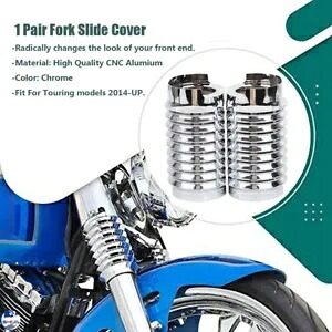 クローム フォーク ブーツ スライダー カバー ハーレー ロードキング グライド ストリート エレクトラ ウルトラ用 Chrome Fork Boot Slider Cover For Harley Road King Glide Street Electra Ultra 【並行輸入品】 43,615円