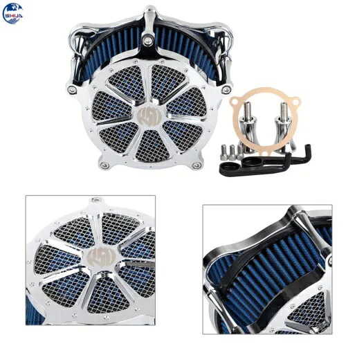 RSD エアクリーナー インテークフィルターキット ハーレーエレクトラグライド クラシック FLHTC 08-16用 RSD Air Cleaner Intake Filter Kit For Harley Electra Glide Classic FLHTC 08-16 【並行輸入品】