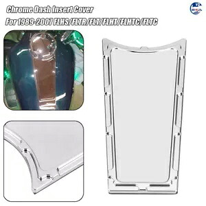 クローム CNC カットダッシュインサートカバーハーレーツーリング FLT FLHT FLHTC 1989-2007 06 Chrome CNC Cut Dash Insert Cover For Harley Touring FLT FLHT FLHTC 1989-2007 06 【並行輸入品】