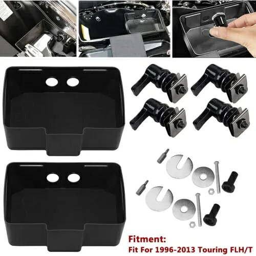 サドルバッグトレイオーガナイザーレバーロックボルト&ナットハーレーエレクトラグライド96-13用 Saddlebag Tray Organizer Lever Lock Bolts & Nuts For Harley Electra Glide 96-13 【並行輸入品】 40,755円