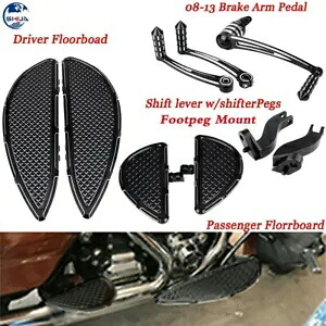 フロントリアフロアボードフットボードトゥヒールシフトレバーアームブレーキキットハーレー用 Front Rear Floorboard Foot Board Toe Heel Shift Lever Arm Brake Kit For Harley 【並行輸入品】