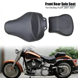 ハーレーファットボーイ消防士SE FLSTF用フロント運転席+後部助手席ピリオン Front Driver+Rear Passenger Seat Pillion For Harley Fat Boy Firefighter SE FLSTF 【並行輸入品】