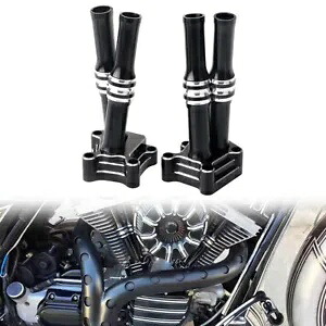 フロントリアリフタータペットブロックカバー+エンジンプッシュロッドチューブキットハーレーツインカム用 Front Rear Lifter Tappet Block Cover+Engine Pushrod Tube Kit For Harley Twin Cam 【並行輸入品】