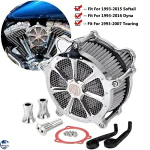 クローム RSD エアクリーナー グレー インテークフィルター ハーレー ダイナ ツーリング エレクトラグライド用 Chrome RSD Air Cleaner Grey Intake Filter For Harley Dyna Touring Electra Glide 【並行輸入品】