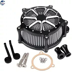 ブラック CNC エアクリーナー グレー インテークフィルター ハーレーロードトライグライド FLTRX 08-16用 Black CNC Air Cleaner Grey Intake Filter For Harley Road Tri Glide FLTRX 08-16 【並行輸入品】