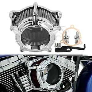 ハーレー M8 エレクトラグライド FLHT 用シースルー クリア エア クリーナー インテーク フィルター キット See through Clear Air Cleaner Intake Filter Kit For Harley M8 Electra Glide FLHT 【並行輸入品】