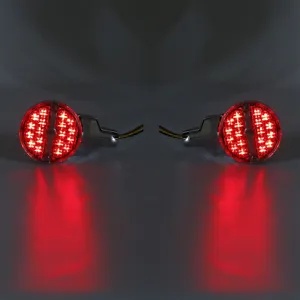 LED フラット ターン シグナル ライト ハーレー ツーリング エレクトラ ストリート グライド 2001-2024 に適合 LED Flat Turn Signal Light Fit For Harley Touring Electra Street Glide 2001-2024 【並行輸入品】