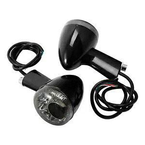 リアウインカー LED ライトスモークハーレースポーツスター XL 883 1200 1992-2022 に適合 Rear Turn Signals LED Light Smoke Fit For Harley Sportster XL 883 1200 1992-2022 【並行輸入品】