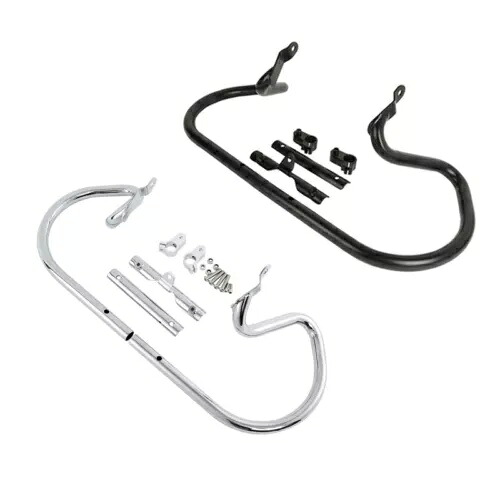 エンジンガード クラッシュバー ハーレー V-ロッド マッスル VRSCA 2002-2017 クローム/ブラックに適合 Engine Guards Crash Bar Fit For Harley V-Rod Muscle VRSCA 2002-2017 Chrome/Black 【並行輸入品】
