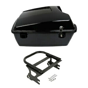 チョップドパック トランクマウントラック ハーレーツーリングロードキンググライド 1997-2008用 Chopped Pack Trunk Mount Rack Fit For Harley Touring Road King Glide 1997-2008 【並行輸入品】