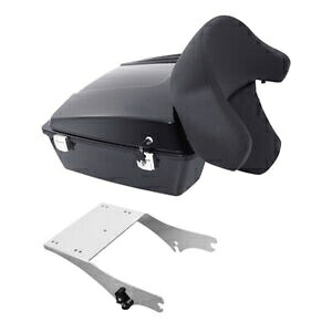 みじん切りトランクバックレストクロームマウントラックハーレーツアーパックツーリング97-2008に適合 Chopped Trunk Backrest Chrome Mount Rack Fit For Harley Tour Pak Touring 97-2008 【並行輸入品】 61,710円