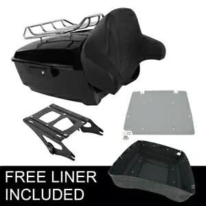 キングパック トランク バックレスト マウント プレート ハーレー ツアー パック CVO グライド 2014-2024 に適合 King Pack Trunk Backrest Mount Plate Fit For Harley Tour Pak CVO Glide 2014-2024 【並行輸入品】