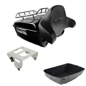 キング トランク バックレスト ラック ソロ マウント ハーレー ツアー パック エレクトラ グライド 14-24 に適合 King Trunk Backrest Rack Solo Mount Fit For Harley Tour Pak Electra Glide 14-24 【並行輸入品】