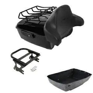 キングパック トランク 2 アップラック ハーレーツアーパックストリートエレクトラグライド 1997-2008 に適合 King Pack Trunk 2 Up Rack Fit For Harley Tour Pak Street Electra Glide 1997-2008 【並行輸入品】