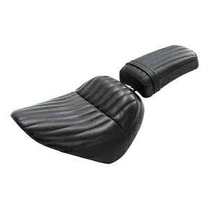 Rider 運転席 & 助手席 ハーレーストリートボブ 2018-24 ブルーステッチに適合 Rider Driver & Passenger Seats Fits For Harley Street Bob 2018-24 Blue Stitching 【並行輸入品】
