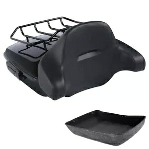 みじん切りトランク背もたれ荷物ラック ハーレーツアーパック CVO ロードグライド 09-13 に適合 Chopped Trunk Backrest Luggage Rack Fit For Harley Tour Pak CVO Road Glide 09-13 【並行輸入品】