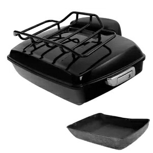 チョップドパック トランク 荷物ラック バックレスト ハーレーツーリング ツアーパック 14-2024用 Chopped Pack Trunk Luggage Rack Backrest Fit For Harley Touring Tour Pak 14-2024 【並行輸入品】