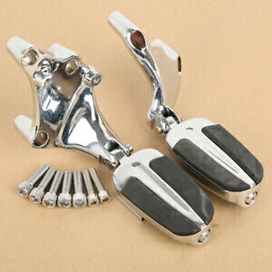 助手席フットペグ マウントブラケット付き ハーレースポーツスター 883 1200 2014-2022に適合 Passenger Foot Pegs w/ Mount Bracket Fit For Harley Sportster 883 1200 2014-2022 【並行輸入品】