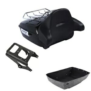 キングトランクバックレストラックマウントハーレーツアーパックパックツーリンググライド09-13に適合 King Trunk Backrest Rack Mount Fit For Harley Tour Pak Pack Touring Glide 09-13 【並行輸入品】 68,970円