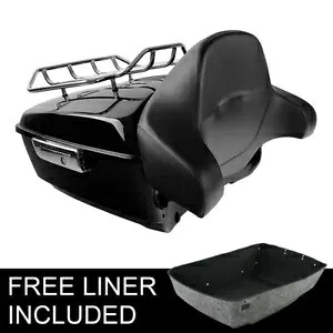 キングパック トランク 荷物ラック ハーレー ツアー パック エレクトラ ロード グライド 2014-24 に適合 King Pack Trunk Luggage Rack Fit For Harley Tour Pak Electra Road Glide 2014-24 【並行輸入品】