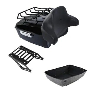 ブラックキング トランク バックレスト マウント ラック ハーレー ツアー パック パック FLTRX 14-24 US に適合 Black King Trunk Backrest Mount Rack Fit For Harley Tour Pak Pack FLTRX 14-24 US 【並行輸入品】