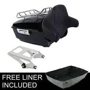 キングパック トランク クローム マウント ラック ハーレー ツアー パック エレクトラ グライド 2014-24 に適合 King Pack Trunk Chrome Mount Rack Fit For Harley Tour Pak Electra Glide 2014-24 【並行輸入品】