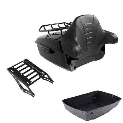 キングパック トランク バックレスト マウント ラック ハーレー CVO ロード グライド ツアー パック 14-24 に適合 King Pack Trunk Backrest Mount Rack Fit For Harley CVO Road Glide Tour Pak 14-24 【並行輸入品】