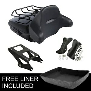 みじん切りトランクパッドラックマウントドッキングキットハーレーツアーパックツーリング14-2024に適合 Chopped Trunk Pad Rack Mount Docking Kit Fit For Harley Tour Pak Touring 14-2024 【並行輸入品】