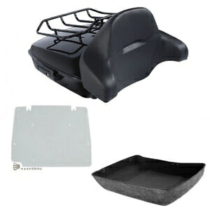 みじん切りパック トランク バックレスト ベース プレート ハーレー ツーリング ロード グライド 2014-24 に適合 Chopped Pack Trunk Backrest Base Plate Fit For Harley Touring Road Glide 2014-24 【並行輸入品】