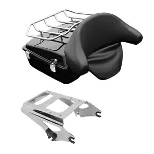 みじん切りトランクバックレストトップラックマウントハーレーツアーパックツーリング2009-2013に適合 Chopped Trunk Backrest Top Rack Mount Fit For Harley Tour Pak Touring 2009-2013 【並行輸入品】