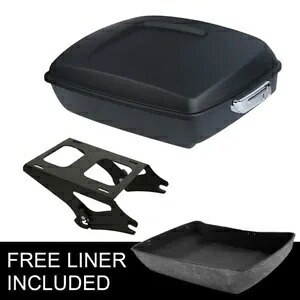 マットブラックチョップドトランクマウント ハーレーツーリングツアーパックロードグライド14-24に適合 Matte Black Chopped Trunk Mount Fit For Harley Touring Tour Pak Road Glide 14-24 【並行輸入品】