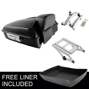チョップト トランク パッド 2 アップ マウント & ドッキング ハーレー ツアー パック ツーリング 2014-24 用 Chopped Trunk Pad Two Up Mount & Docking Fit For Harley Tour Pak Touring 2014-24 【並行輸入品】