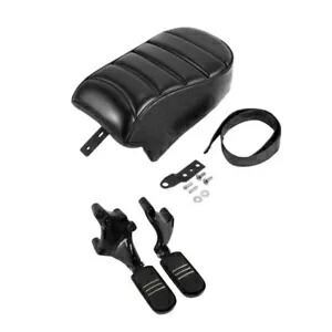 後部助手席ピリオン フットペグ付き ハーレー スポーツスター 883 1200 16-2022用 Rear Passenger Seat Pillion w/ Footpeg Fit For Harley Sportster 883 1200 16-2022 【並行輸入品】