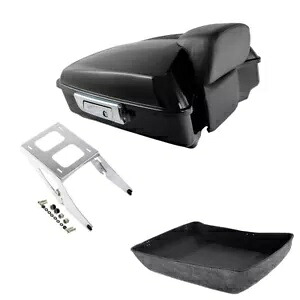 みじん切りトランクバックレストマウントラックハーレーツアーパックスポーツグライド2018-2021に適合 Chopped Trunk Backrest Mount Rack Fit For Harley Tour Pak Sport Glide 2018-2021 【並行輸入品】