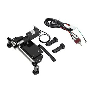 ブラックエレクトリックセンタースタンド ハーレーエレクトラストリートロードグライド 2009-2016 に適合 Black Electric Center Stand Fit For Harley Electra Street Road Glide 2009-2016 【並行輸入品】