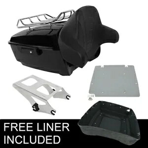 キングパック トランク バックレスト マウント プレート ハーレー ツアーパック ストリート グライド 2014-24 に適合 King Pack Trunk Backrest Mount Plate Fit For Harley TourPak Street Glide 2014-24 【並行輸入品】